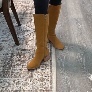 Splendid Women's Knee-High Suede Boots - Tan Size 7M